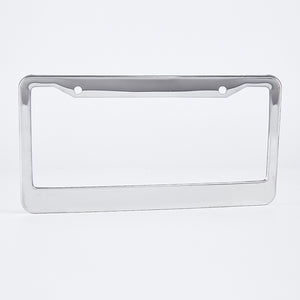 Personalized License Plate Frame, Two Hole Anti-Theft (Aluminum)