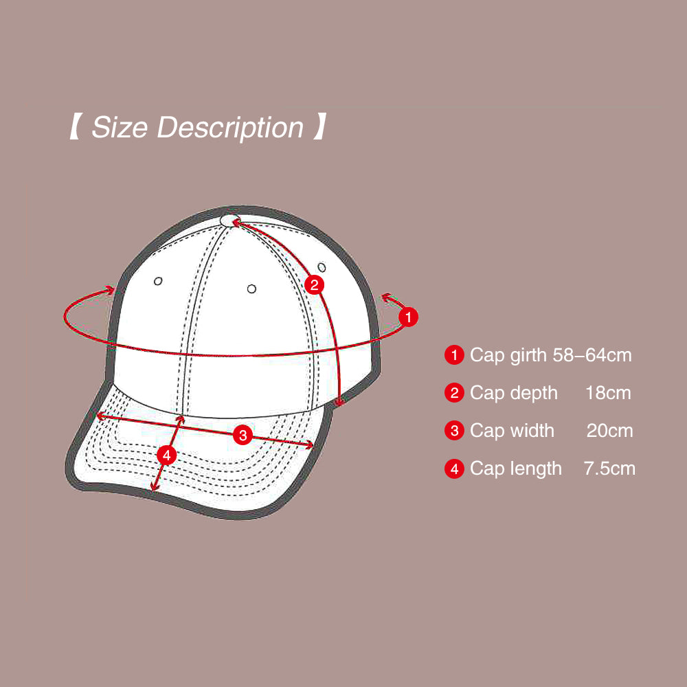 Unisex Adjustable Curved Bill Baseball Hats Summer Caps